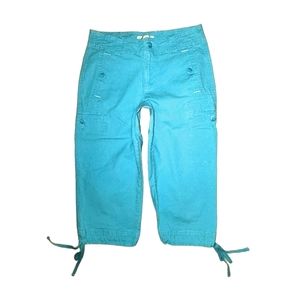 Coldwater Creek Blue Capri Pants
